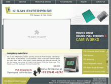 Tablet Screenshot of kiranenterprise.com